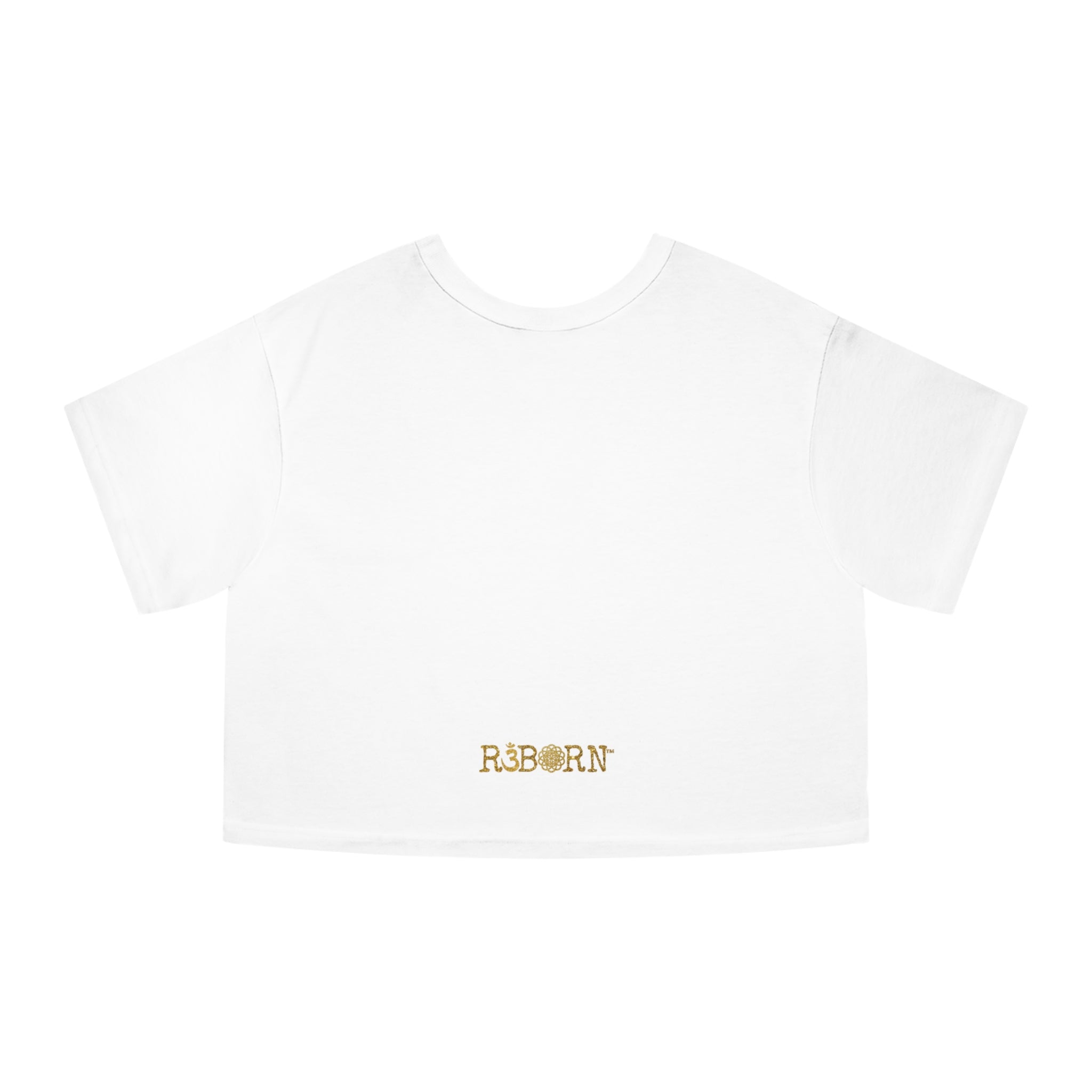 Divine Feminine Cropped Tee – Spiritual Empowerment Graphic Shirt for Women