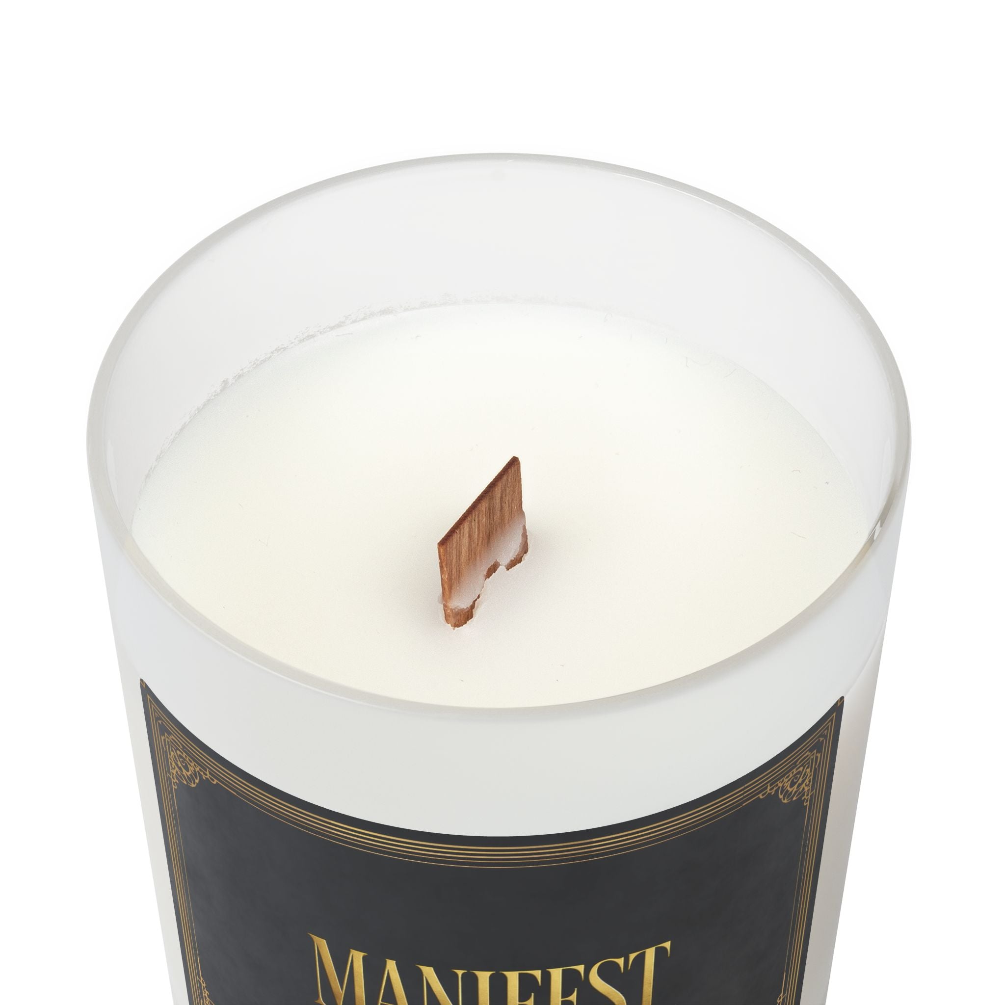Affirmation Luxe Frosted Glass Candle - 11oz Scented Candle for Relaxation & Home Decor