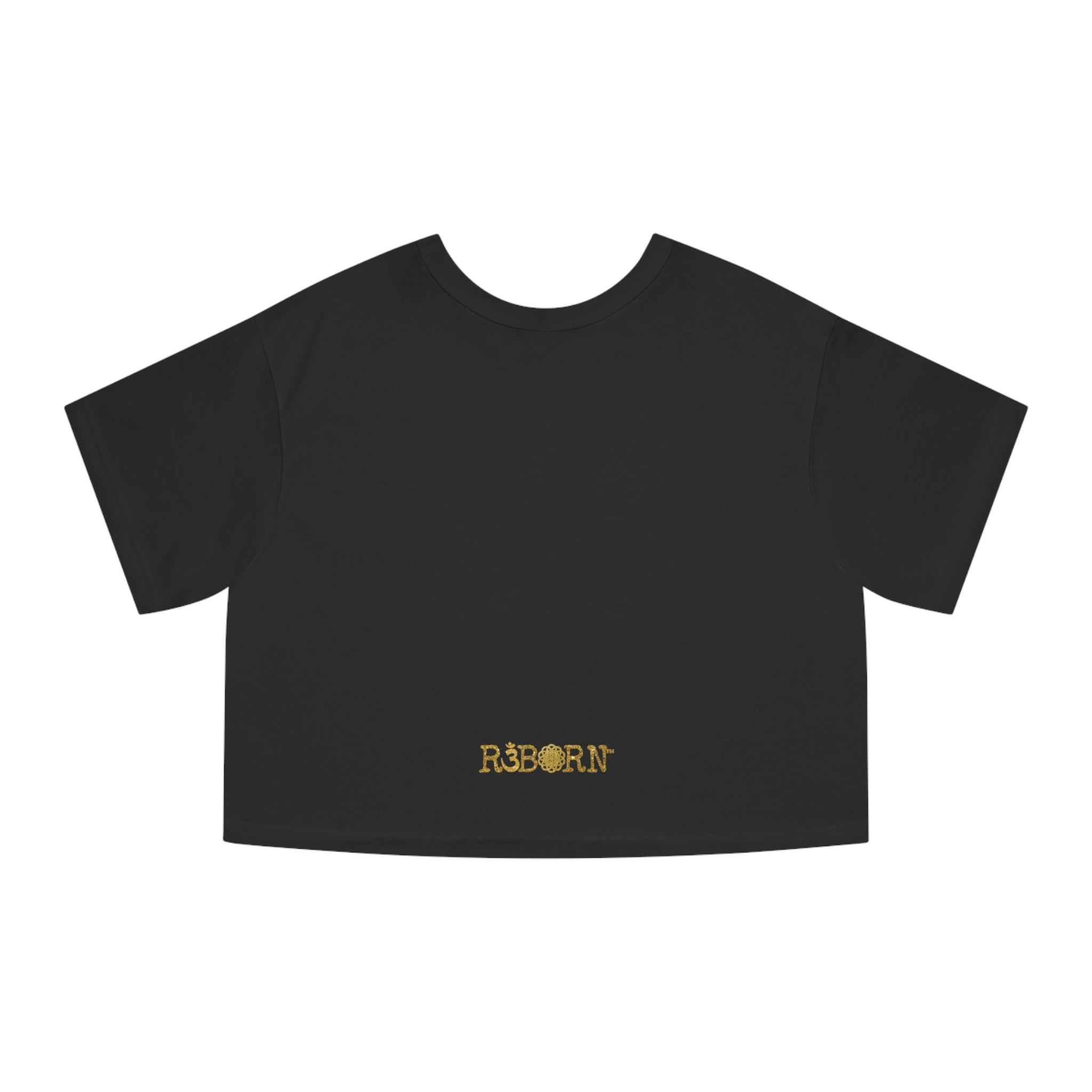 Divine Feminine Cropped Tee – Spiritual Empowerment Graphic Shirt for Women