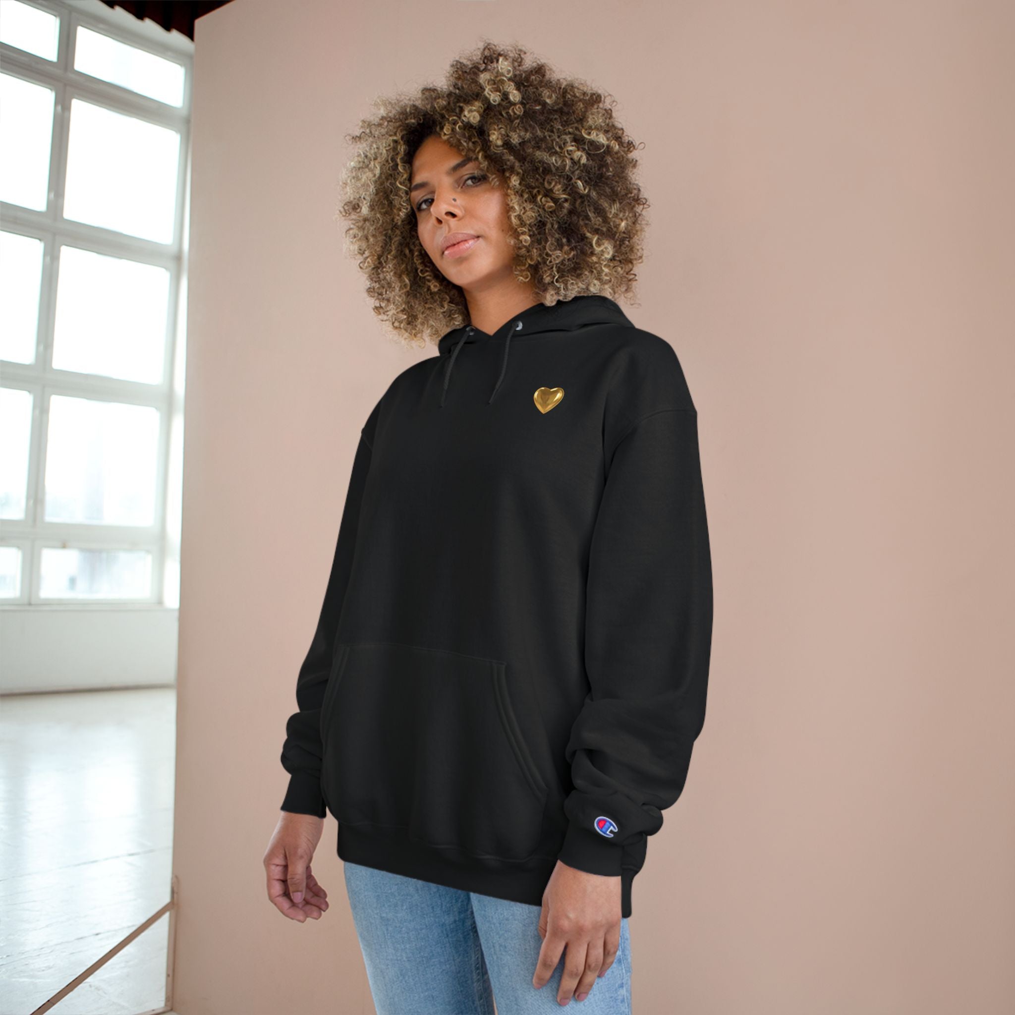 LOVE Champion Hoodie - Black