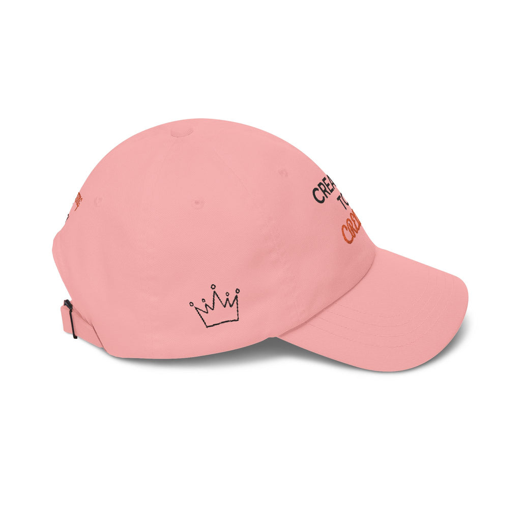 CREATED TO CREATE Embroidered Dad Cap