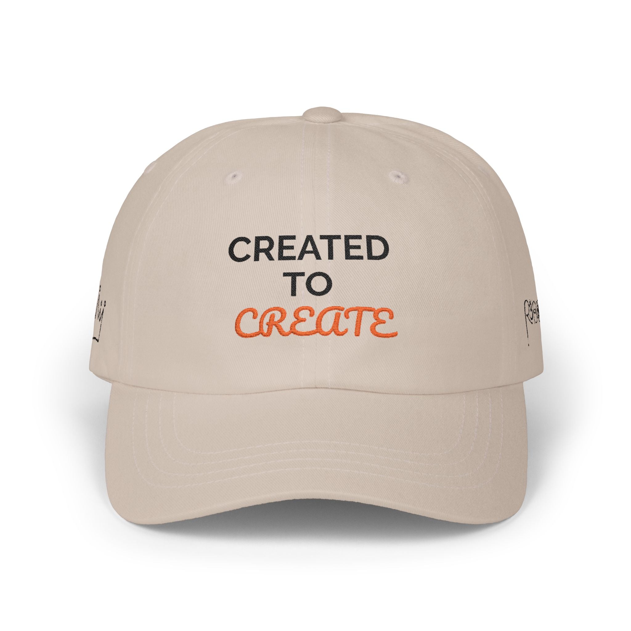 CREATED TO CREATE Embroidered Dad Cap