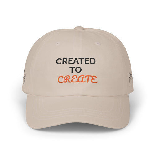 CREATED TO CREATE Embroidered Dad Cap