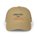 CREATED TO CREATE Embroidered Dad Cap