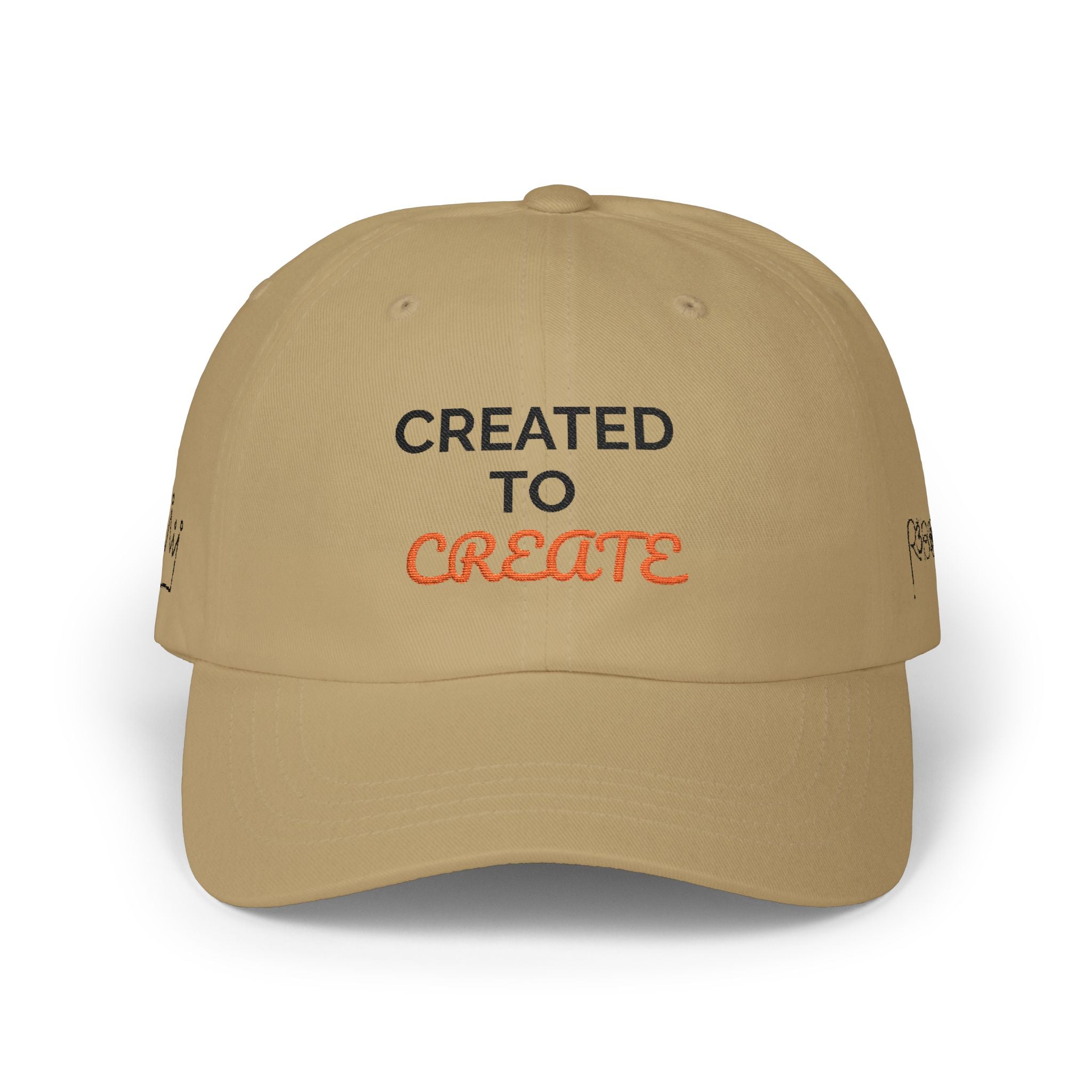 CREATED TO CREATE Embroidered Dad Cap