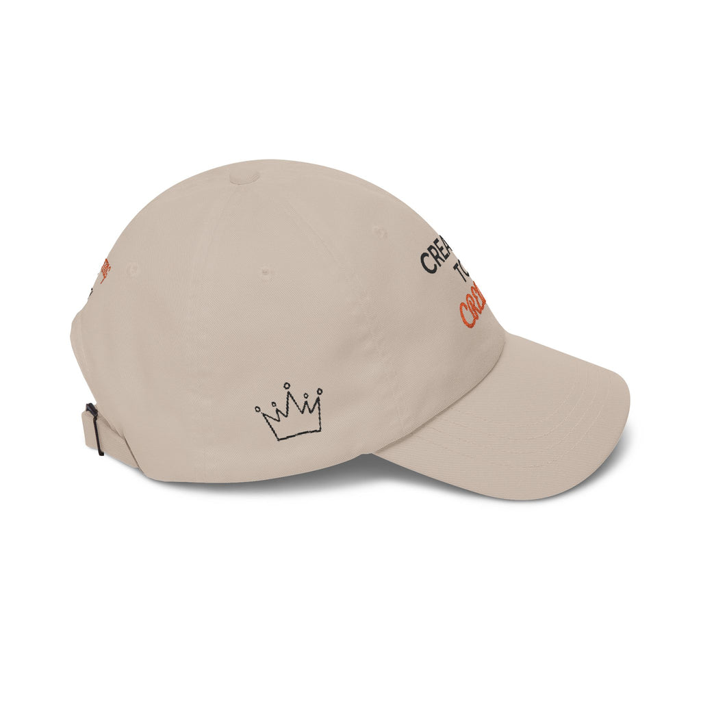 CREATED TO CREATE Embroidered Dad Cap