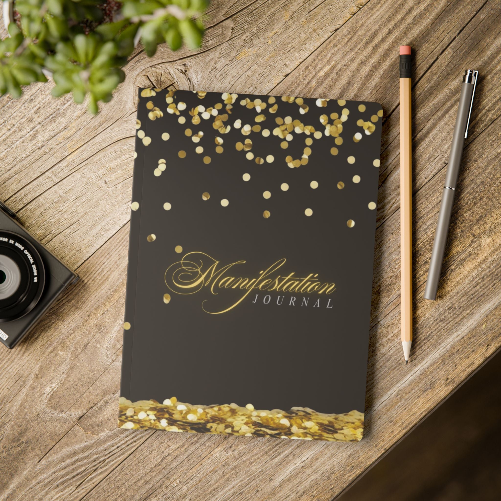 Manifestation Journal — Softcover Guided Gratitude & Goal Notebook