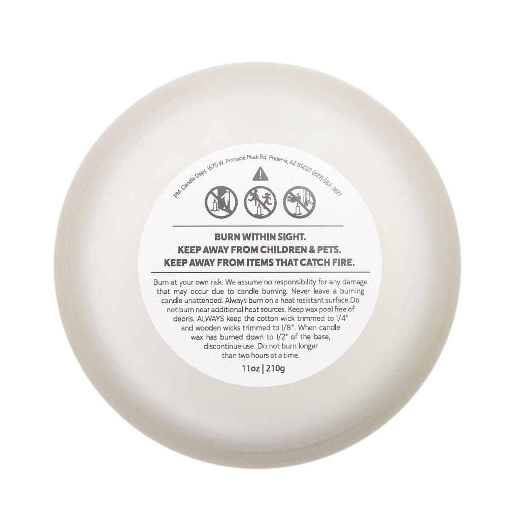 Affirmation Luxe Frosted Glass Candle - 11oz Scented Candle for Relaxation & Home Decor