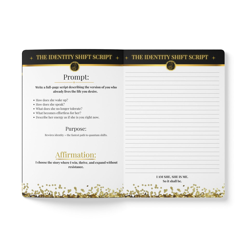 Manifestation Journal — Softcover Guided Gratitude & Goal Notebook