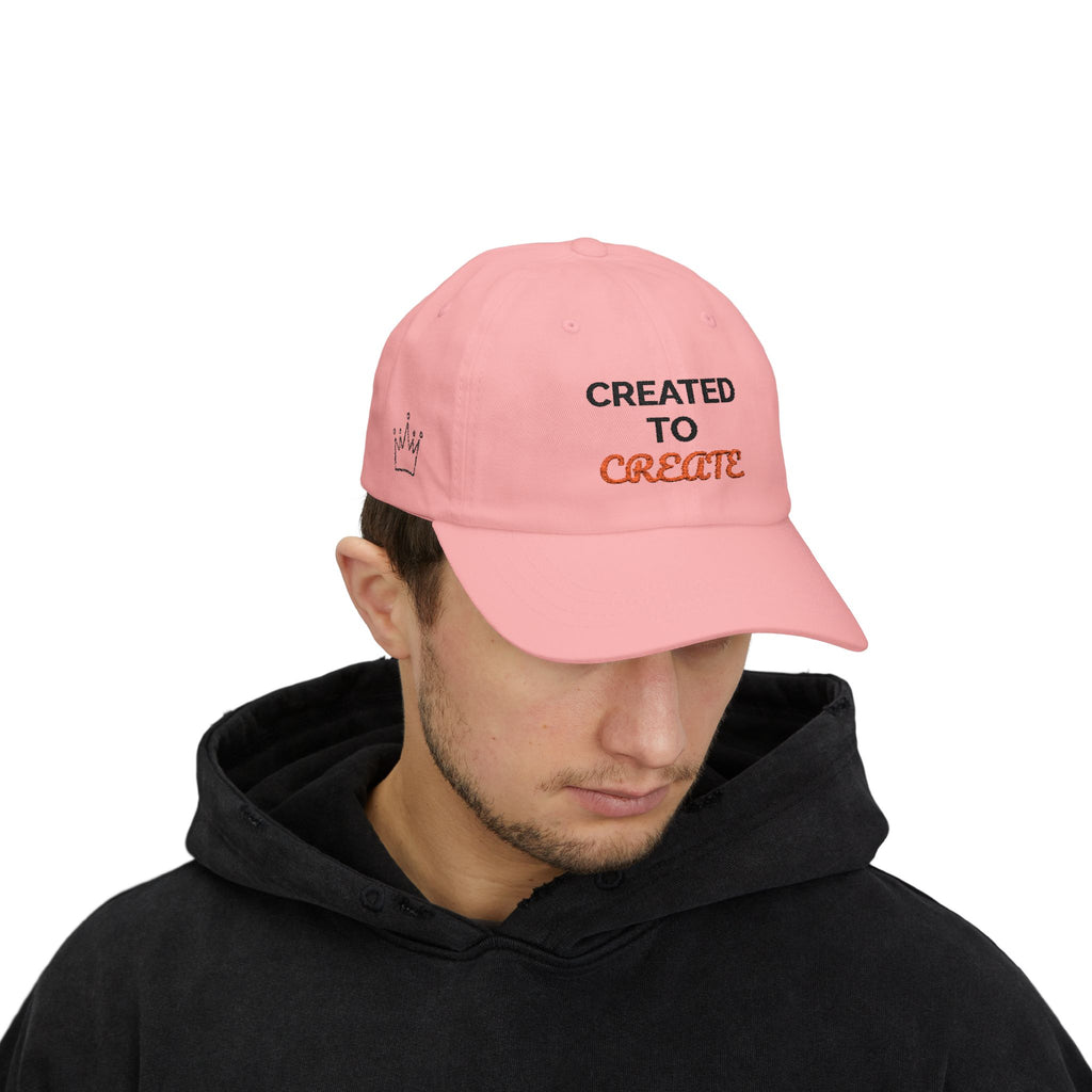 CREATED TO CREATE Embroidered Dad Cap