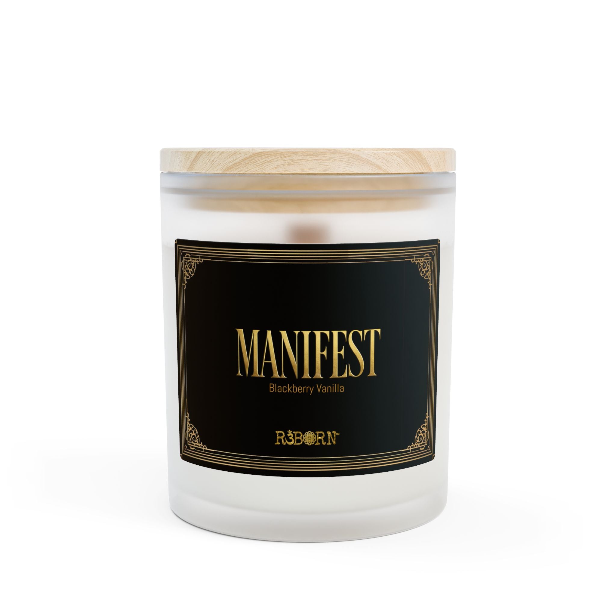Affirmation Luxe Frosted Glass Candle - 11oz Scented Candle for Relaxation & Home Decor