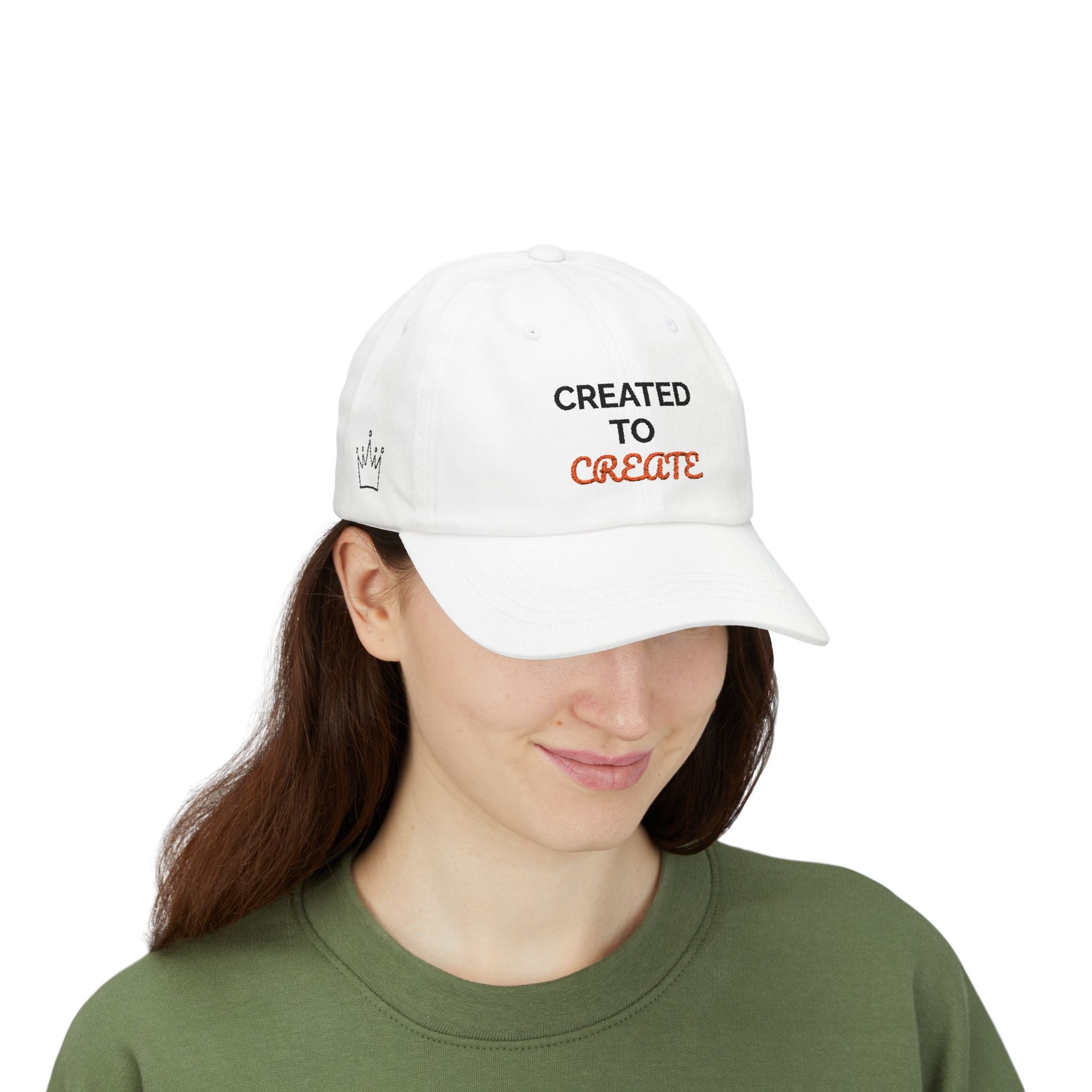 CREATED TO CREATE Embroidered Dad Cap