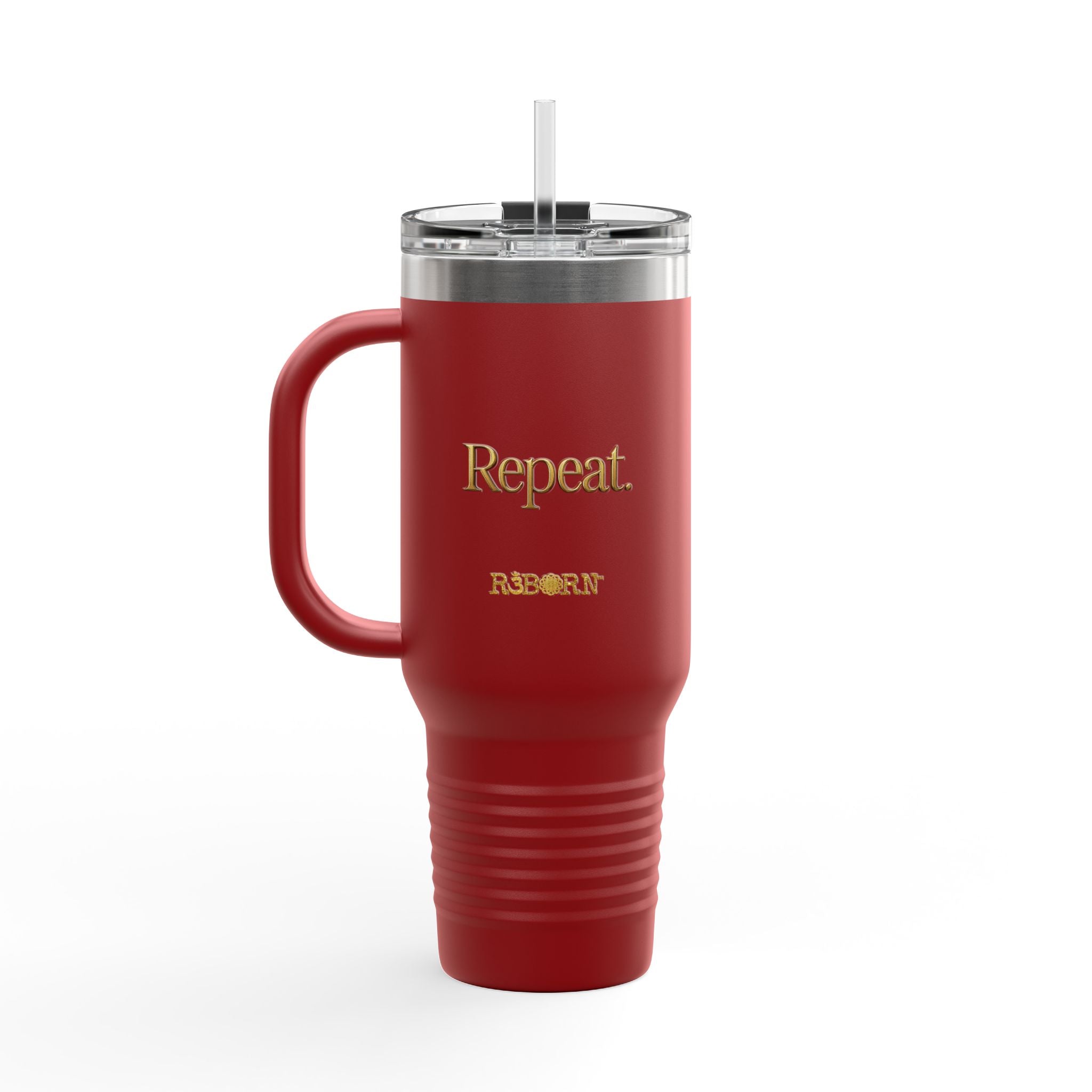 Sip. Align. Receive. Repeat. Insulated Travel Mug 40oz